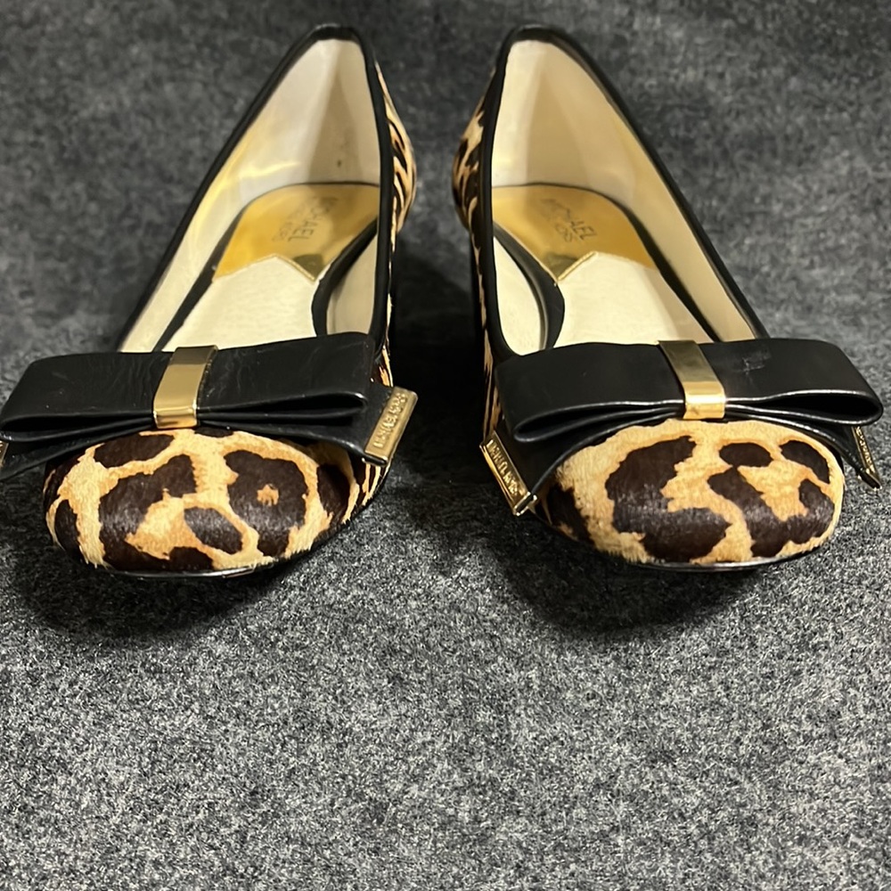MICHAEL Michael Kors Kiera Mid Pump Leopard Women’s Size 8 - Picture 4 of 14